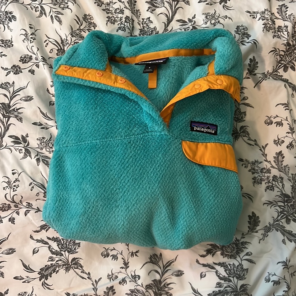 Vintage Patagonia re tool snap t fleece pullover